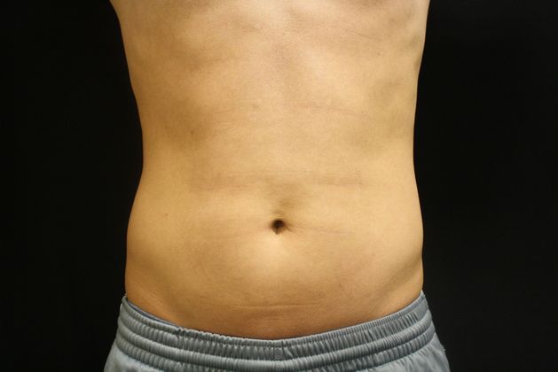 Woman's slim abdomen