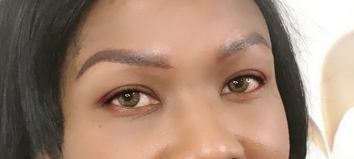 Cosmetic Tattooing: Permanent Makeup Brows - After