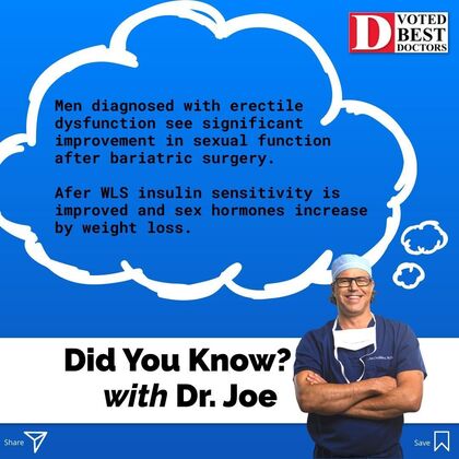 dr joe cribbins bariatric surgeon can cure sexual dysfunction