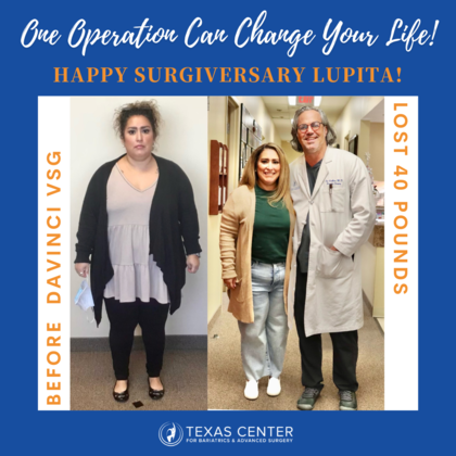 Surgiversary Celebrations Happy Surgiversary Lupita!