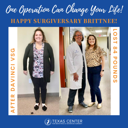 Surgiversary Celebrations Happy Surgiversary Brittnee!