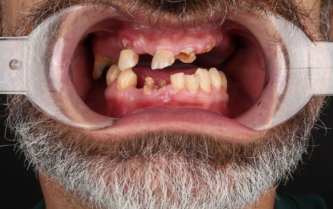 Dental Implants: Mathew - full set of implants - Before