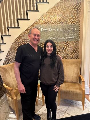 Rhinoplasty: Tip refinement and rotation - After