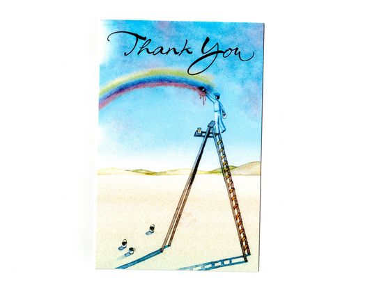 Testimonial TUBA Transumbilical Breast Augmentation: Case 5 - Thank you card